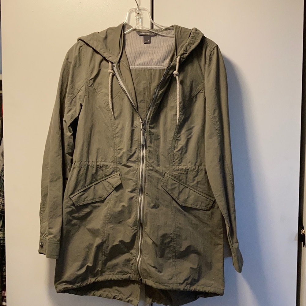 LONG EDDIE BAUER RAIN JACKET (size S)